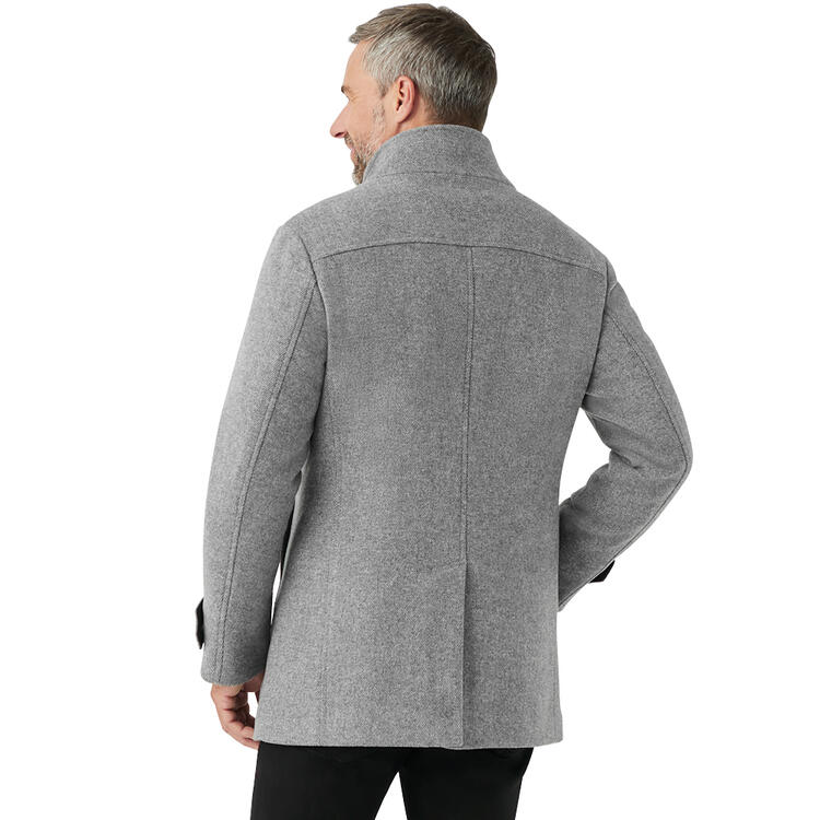 Auf diesem Bild sehen Sie Daniel Hechter Herren Woll-Mix Jacke in der Farbe grau