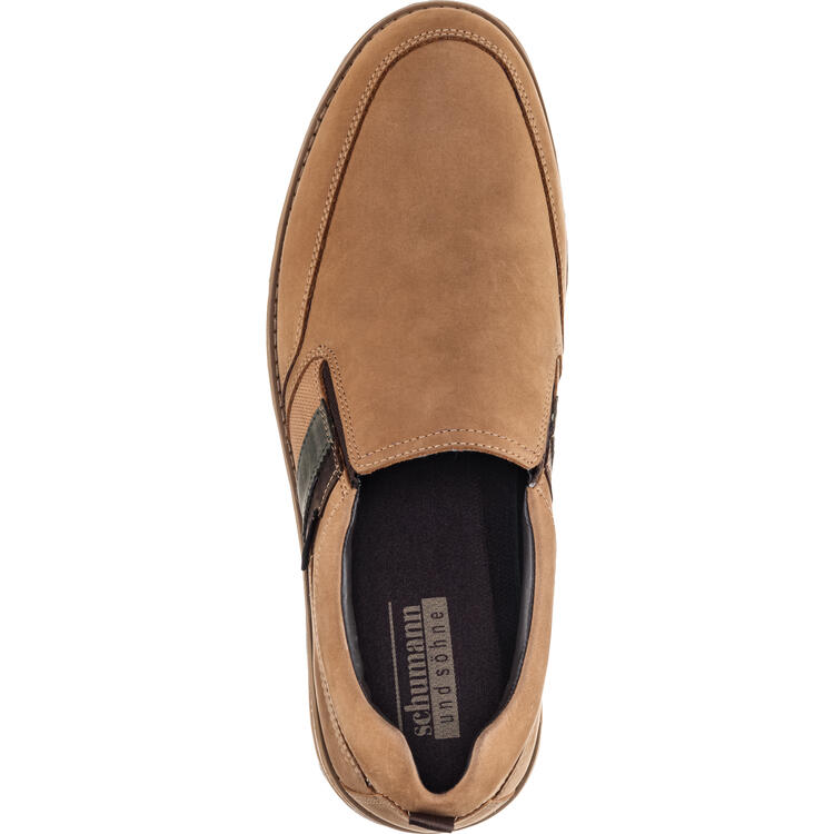 Auf diesem Bild sehen Sie schumann und s�hne Herren Slipper in der Farbe cognac