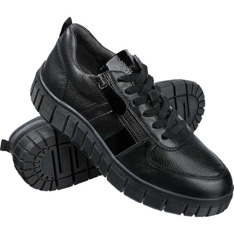 Auf diesem Bild sehen Sie Emilia Parker Damen Bequem-Schnrer in der Farbe schwarz