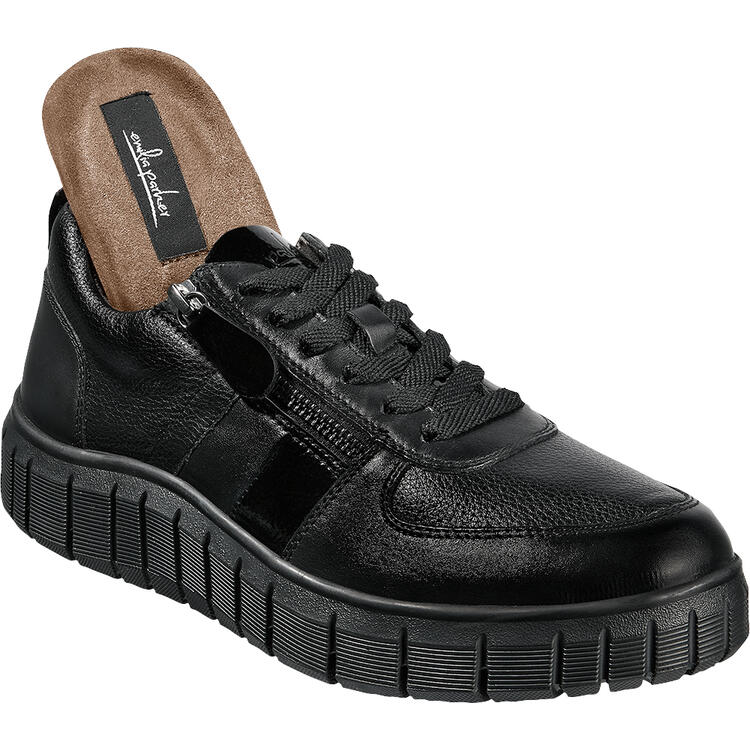 Auf diesem Bild sehen Sie Emilia Parker Damen Bequem-Schnrer in der Farbe schwarz