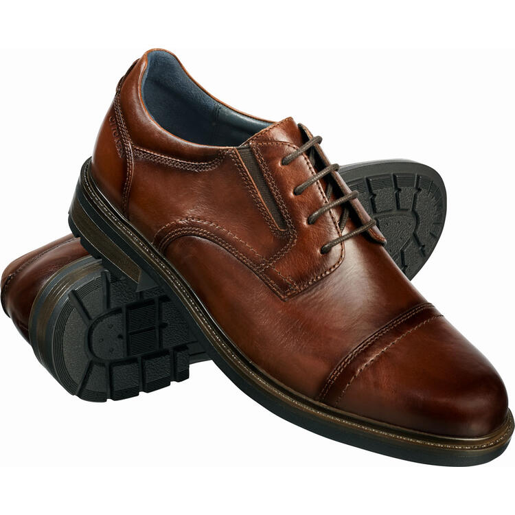 Auf diesem Bild sehen Sie Otto Kern Herren Lederschuhe in der Farbe braun