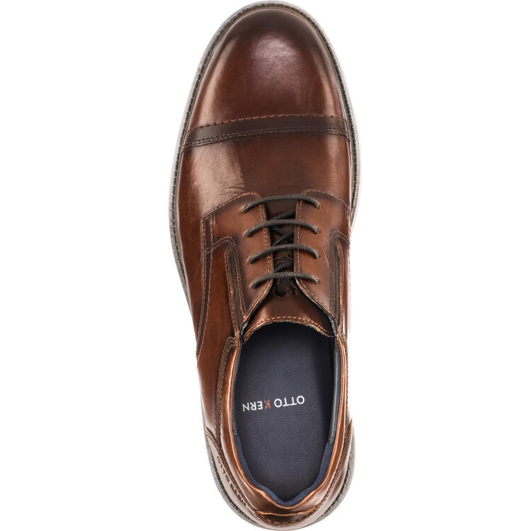 Auf diesem Bild sehen Sie Otto Kern Herren Lederschuhe in der Farbe braun