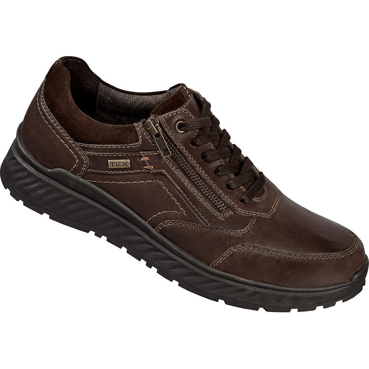 Auf diesem Bild sehen Sie schumann und s�hne Herren Lederschuhe mit Warmfutter in der Farbe braun