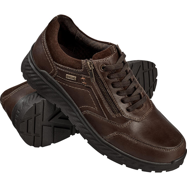 Auf diesem Bild sehen Sie schumann und s�hne Herren Lederschuhe mit Warmfutter in der Farbe braun