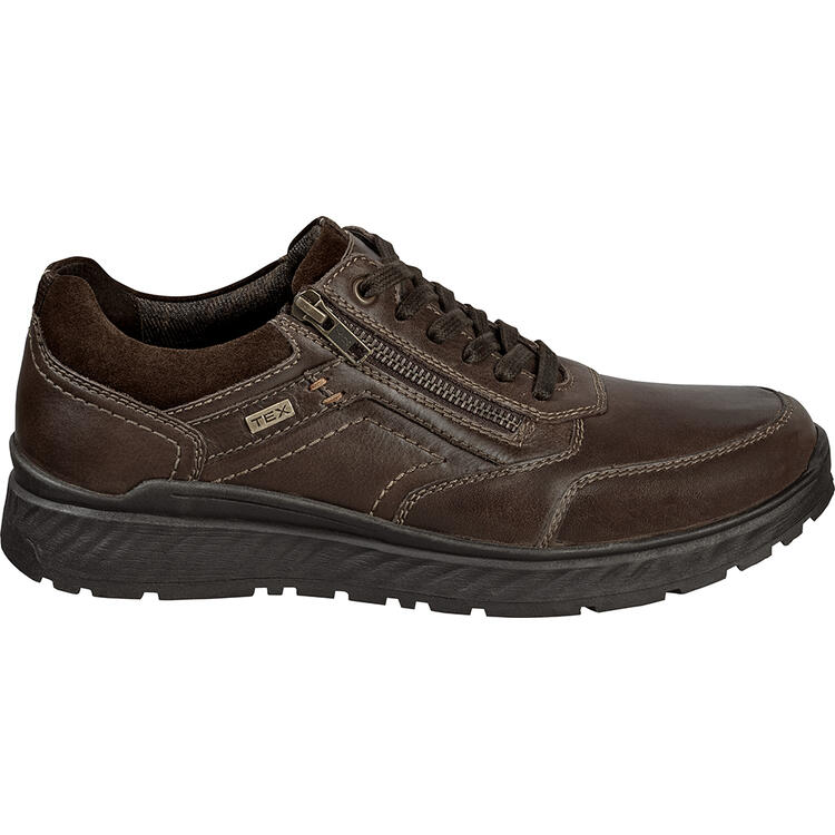 Auf diesem Bild sehen Sie schumann und s�hne Herren Lederschuhe mit Warmfutter in der Farbe braun