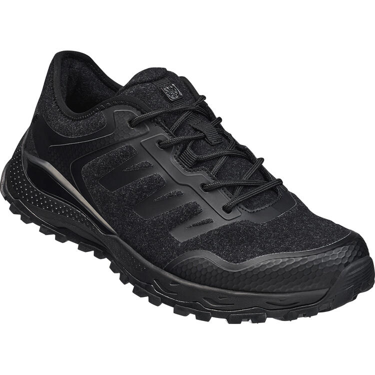 Auf diesem Bild sehen Sie Tiroler Loden Merino-Sportschuhe unisex in der Farbe anthrazit
