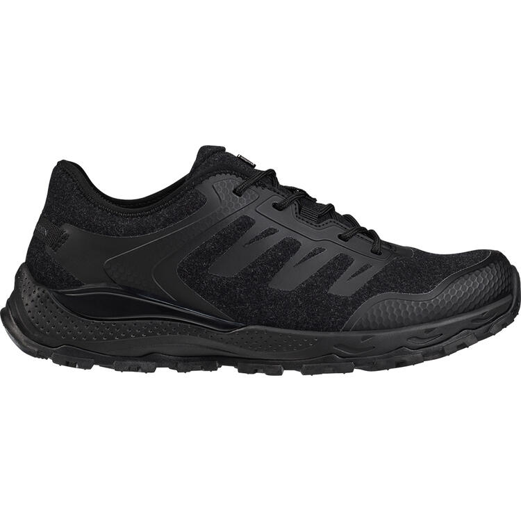 Auf diesem Bild sehen Sie Tiroler Loden Merino-Sportschuhe unisex in der Farbe anthrazit