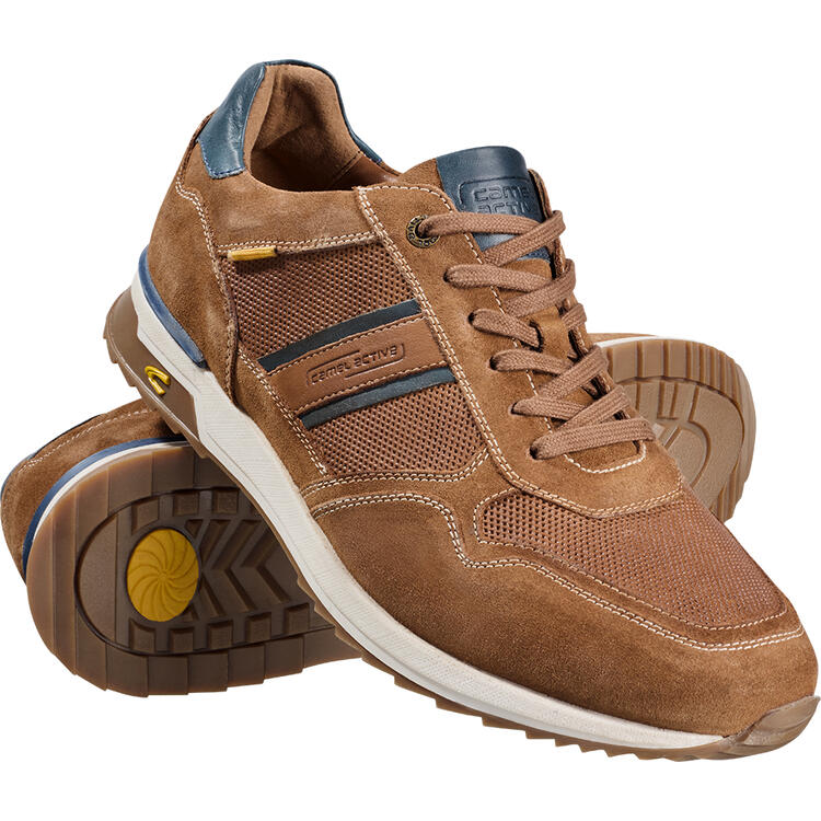 Auf diesem Bild sehen Sie camel active Herren Sneaker in der Farbe cognac