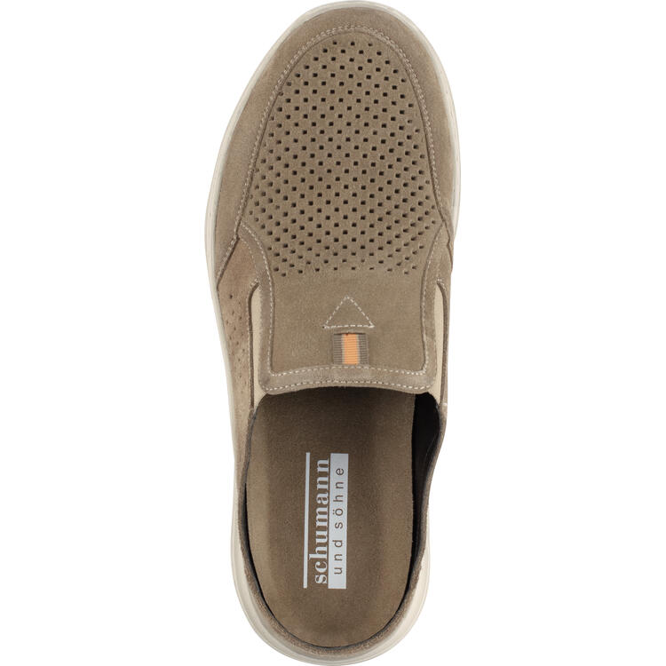 schumann und shne Herren Leder-Pantolette