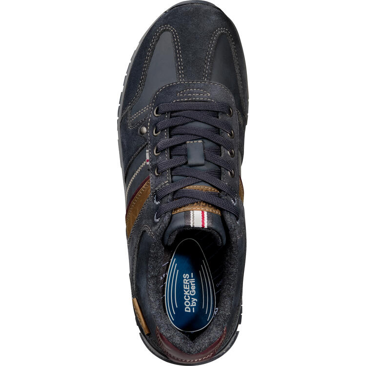 Auf diesem Bild sehen Sie Dockers by Gerli Herren Sneaker in der Farbe navy