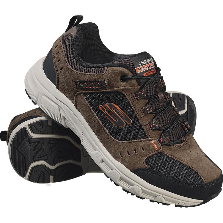 Auf diesem Bild sehen Sie Skechers Herren Trekkingschuhe niedrig in der Farbe braun