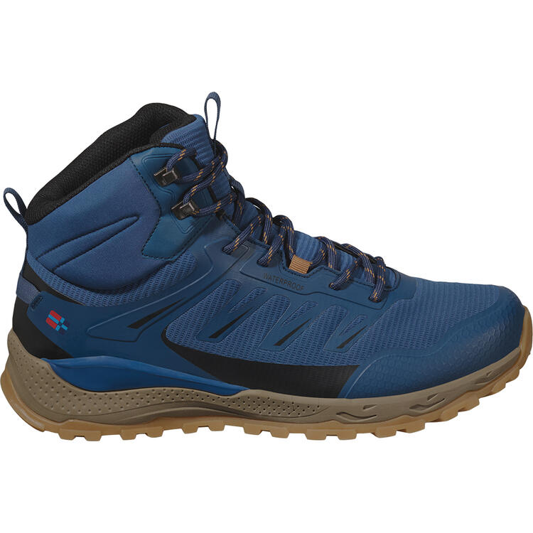 Auf diesem Bild sehen Sie Spitzbergen Outdoorschuhe hoch unisex in der Farbe blau