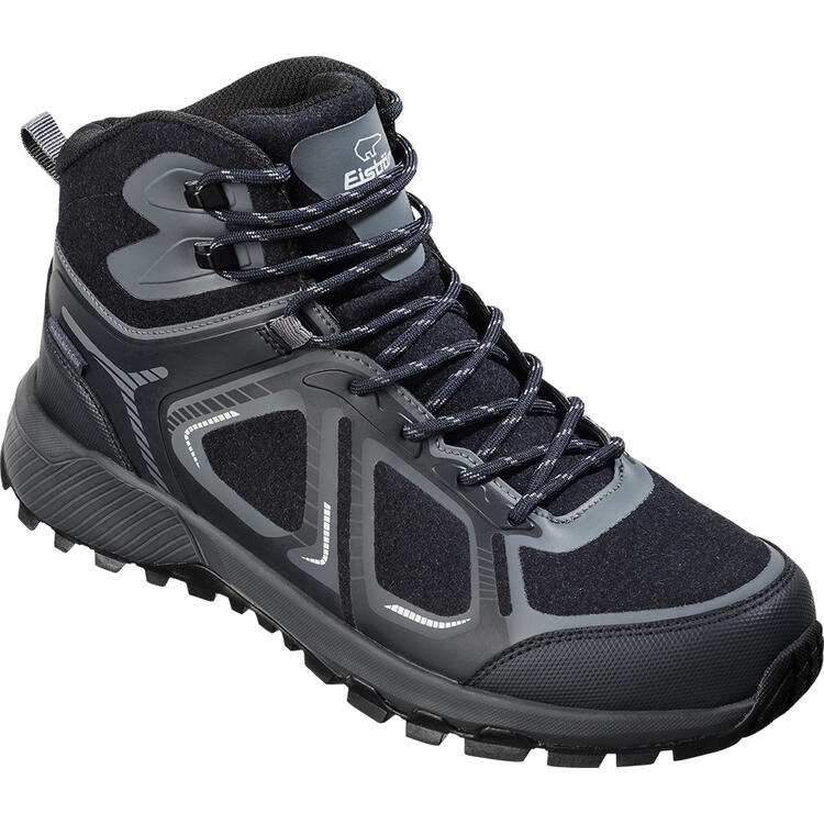 Auf diesem Bild sehen Sie  Eisbr Merino-Trekkingschuh hoch unisex  in der Farbe navy