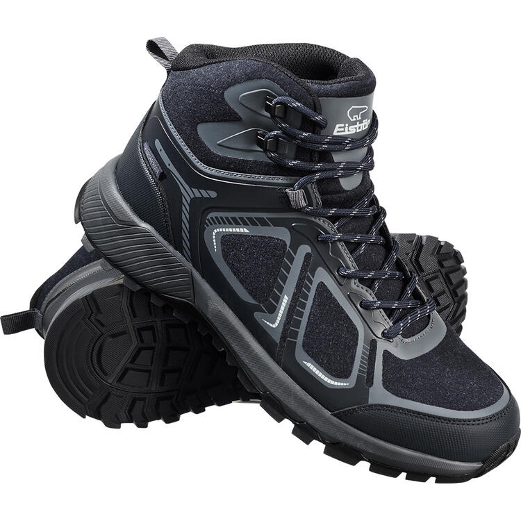 Auf diesem Bild sehen Sie  Eisbr Merino-Trekkingschuh hoch unisex  in der Farbe navy