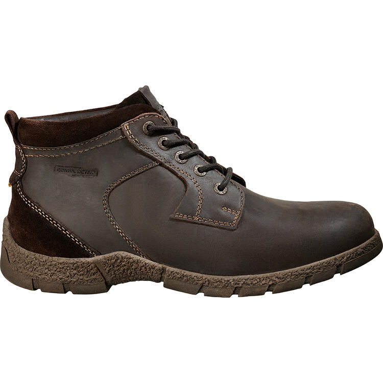 Auf diesem Bild sehen Sie Camel active Herren Leder-Stiefelette in der Farbe dunkelbraun