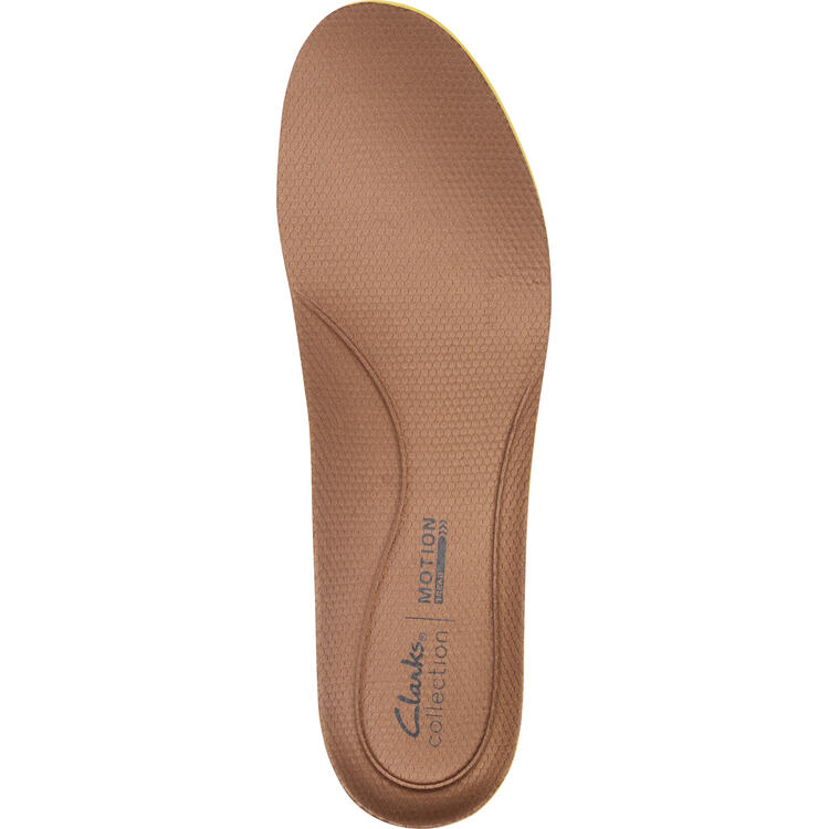 Auf diesem Bild sehen Sie Clarks Lederschuhe in der Farbe blau