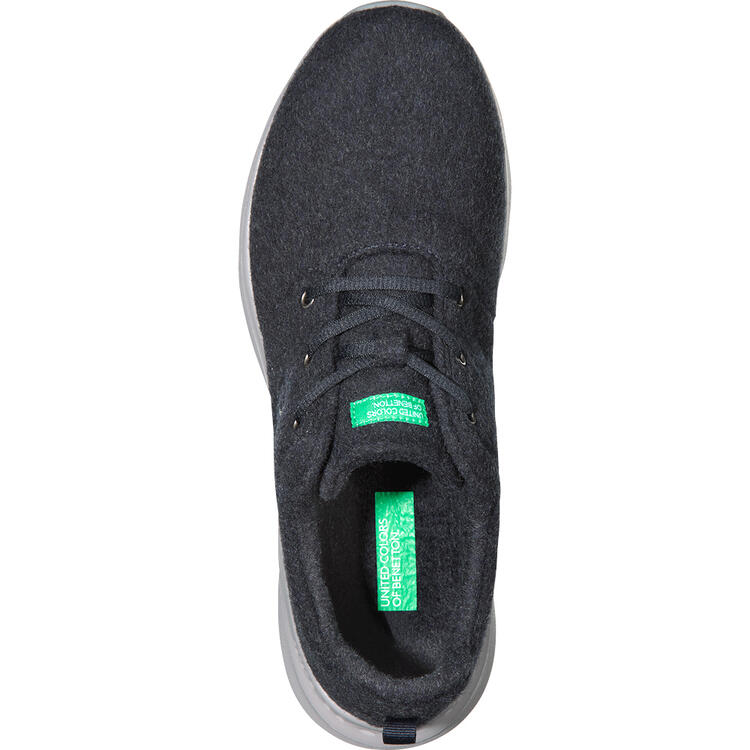 Auf diesem Bild sehen Sie Benetton Merino-Sneaker unisex in der Farbe marine
