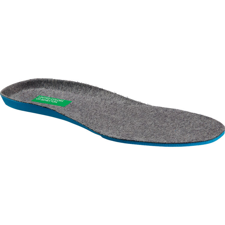 Auf diesem Bild sehen Sie Benetton Merino-Sneaker unisex in der Farbe grau