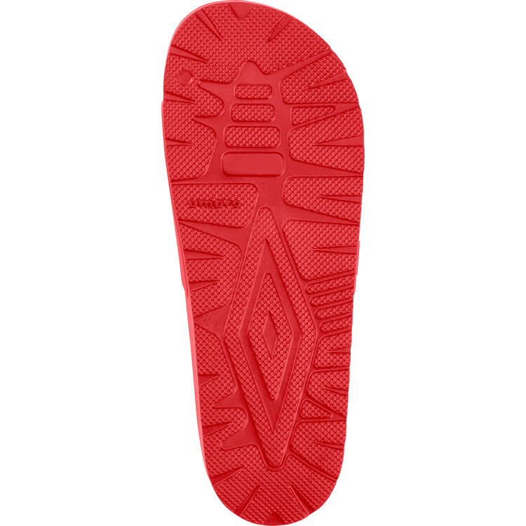 Auf diesem Bild sehen Sie Umbro Bade- und Freizeitpantolette in der Farbe rot