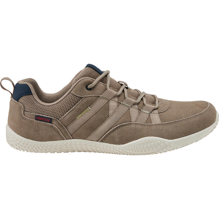 Auf diesem Bild sehen Sie Tennstein Leder-Freizeitschuhe unisex, weich und atmungsaktiv in der Farbe beige