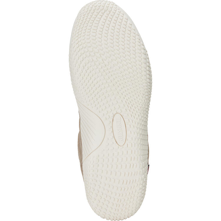 Auf diesem Bild sehen Sie Tennstein Leder-Freizeitschuhe unisex, weich und atmungsaktiv in der Farbe beige