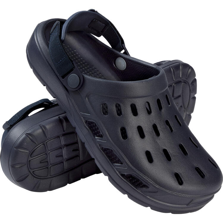 Auf diesem Bild sehen Sie Bernwalt Garten- und Freizeitpantolette unisex in der Farbe marine