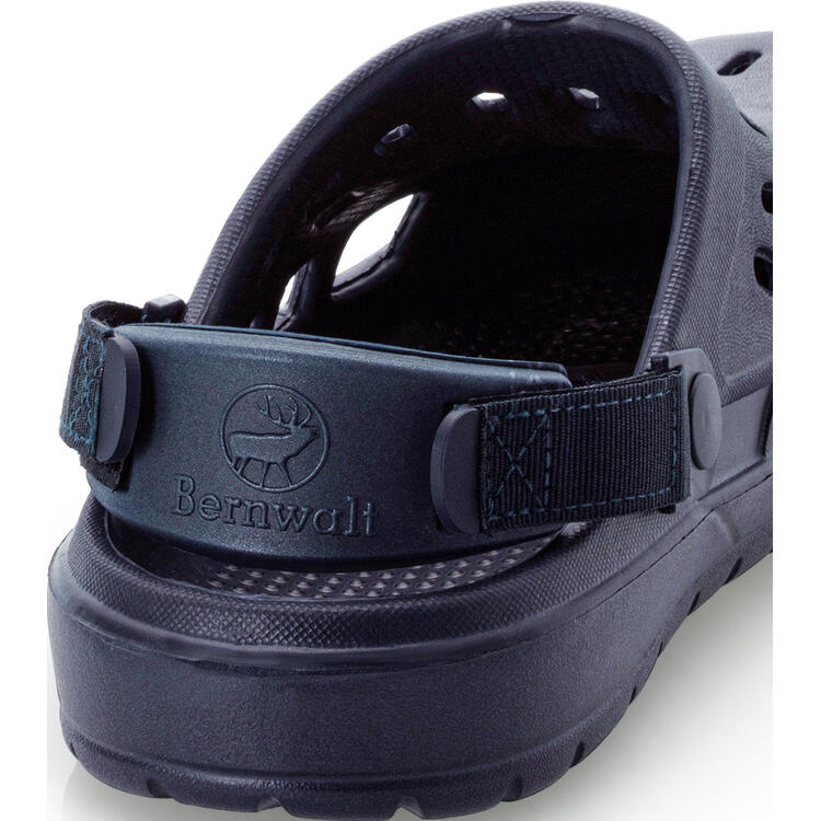 Auf diesem Bild sehen Sie Bernwalt Garten- und Freizeitpantolette unisex in der Farbe marine