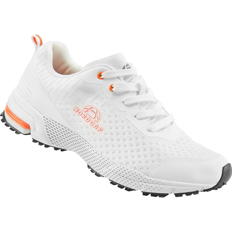 Auf diesem Bild sehen Sie Nordcap Trekkingsneaker unisex mit griffigem Trekkingprofil in der Farbe wei�