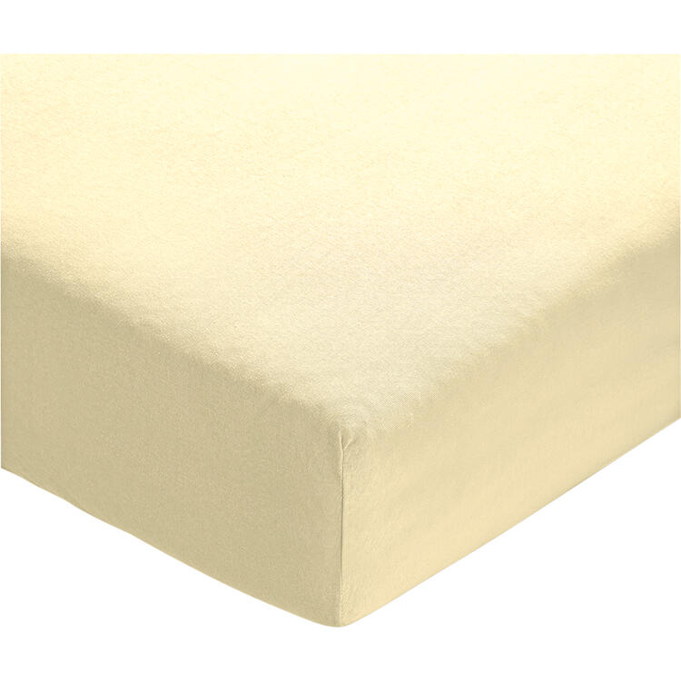 Auf diesem Bild sehen Sie Primbausch 2er Pack Spannleint�cher 140 x 190 cm bis 160 x 200 cm in der Farbe ecru