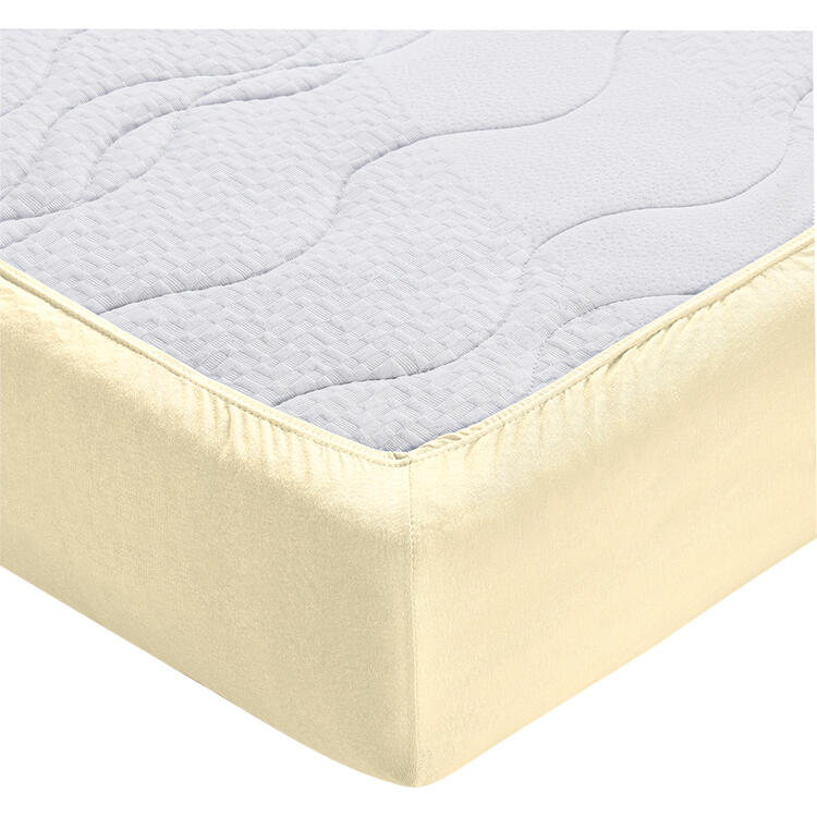 Auf diesem Bild sehen Sie Primbausch 2er Pack Spannleint�cher 140 x 190 cm bis 160 x 200 cm in der Farbe ecru