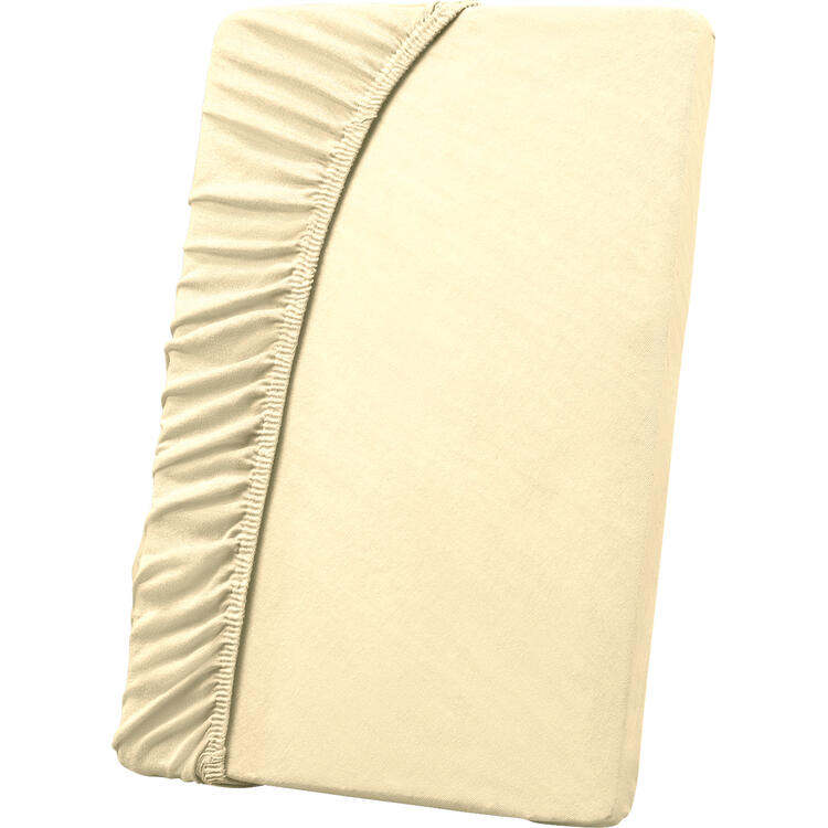 Auf diesem Bild sehen Sie Primbausch 2er Pack Spannleint�cher 140 x 190 cm bis 160 x 200 cm in der Farbe ecru