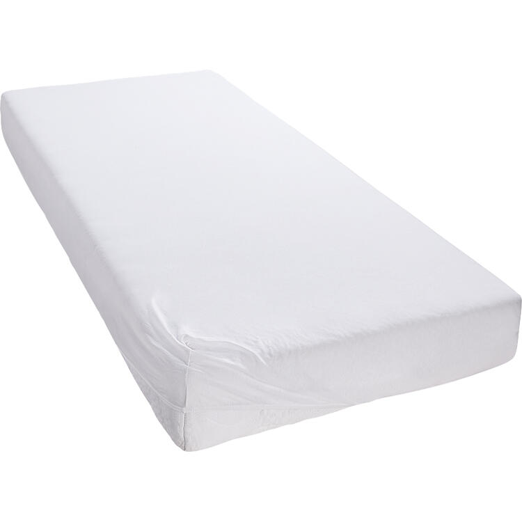 Auf diesem Bild sehen Sie Primbausch 2er Pack Spannleintcher 180 x 190 cm bis 180 x 200 cm in der Farbe wei