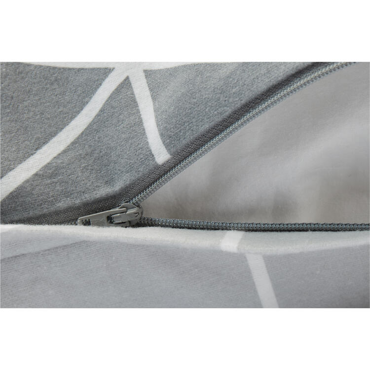 Auf diesem Bild sehen Sie Primbausch 2er Pack Biber-Flanell Bettw�sche in der Farbe anthrazit