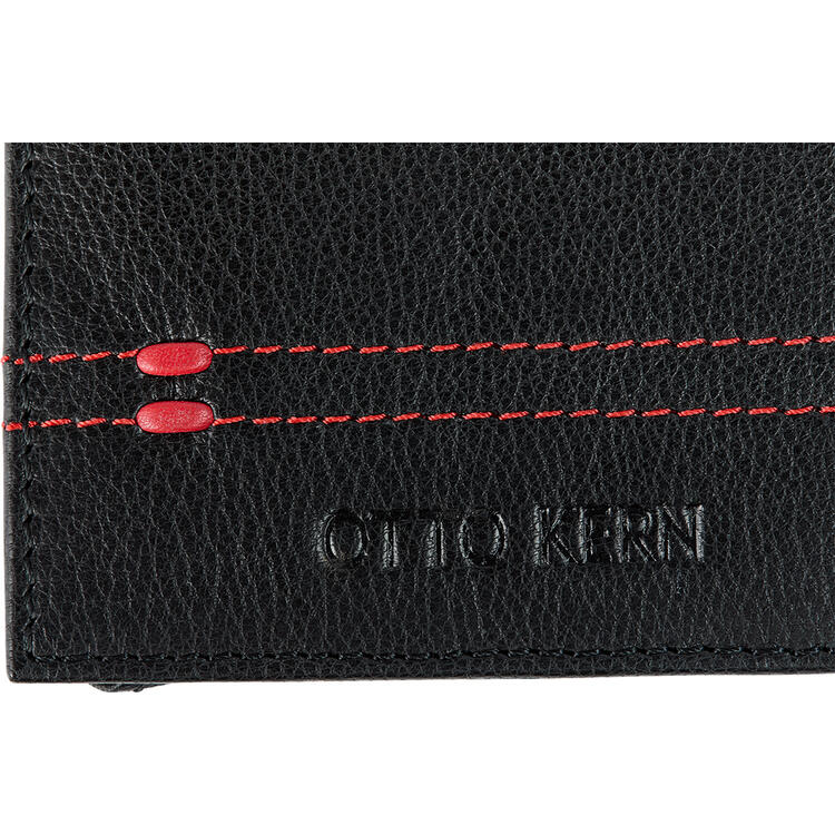 Auf diesem Bild sehen Sie Otto Kern RFID-Ledergeldbrse in der Farbe schwarz