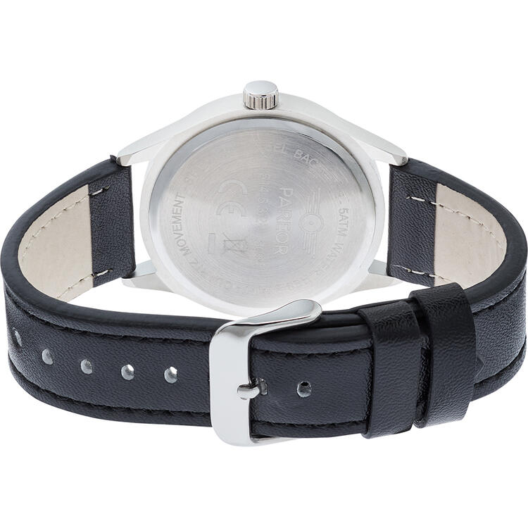 Auf diesem Bild sehen Sie Pareor&nbsp;Herren Pr�zisionsuhr in der Farbe silber