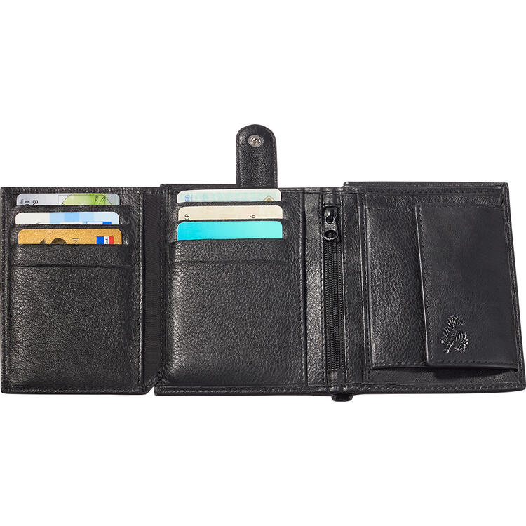 Auf diesem Bild sehen Sie Jacques Britt RFID Geldb�rse in der Farbe schwarz