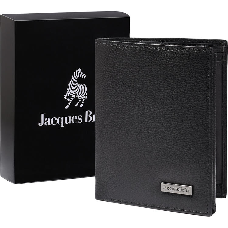 Auf diesem Bild sehen Sie Jacques Britt RFID Geldb�rse in der Farbe schwarz
