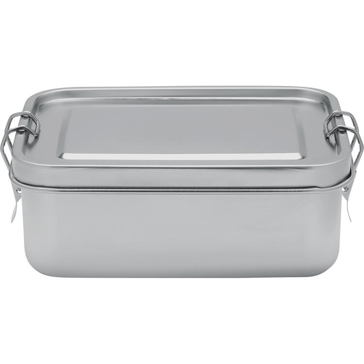 Auf diesem Bild sehen Sie Cuttello Jausenbox in der Farbe silber