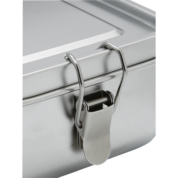 Auf diesem Bild sehen Sie Cuttello Jausenbox in der Farbe silber