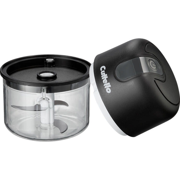 Auf diesem Bild sehen Sie Cuttello Power-Zerkleinerer in der Farbe schwarz