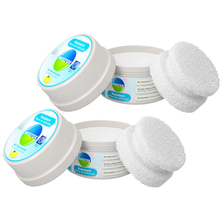 Auf diesem Bild sehen Sie 2er Pack Wotrox Putzstein in der Farbe wei�