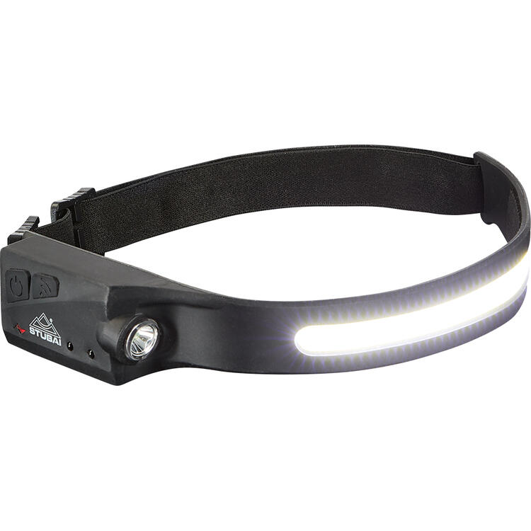 Auf diesem Bild sehen Sie Stubai 2er Pack LED-Stirnlampen in der Farbe schwarz