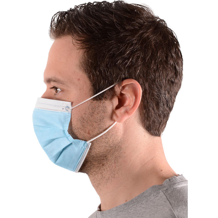 50er Pack Einweg-Mund-Nasen-Schutzmasken