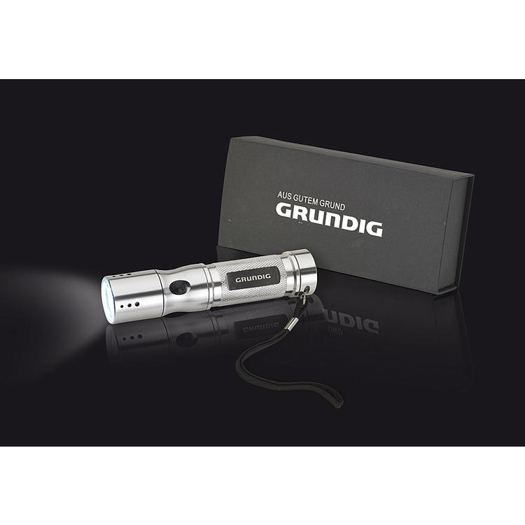 GRATIS - Luxuriöse Grundig LED Taschenlampe