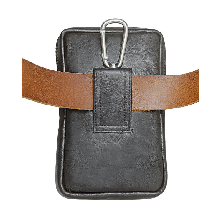 HENSON&HENSON Grteltasche mit echtem Leder  