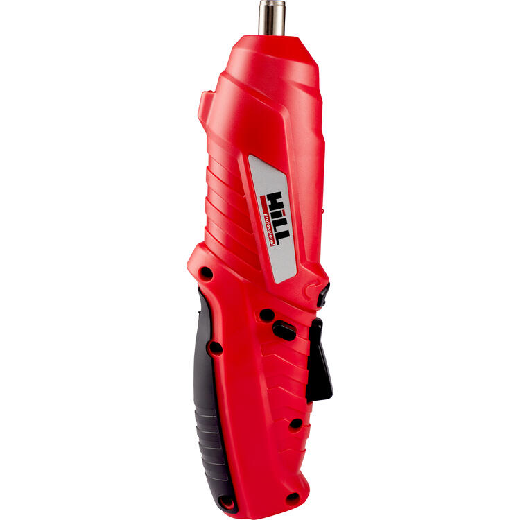 Auf diesem Bild sehen Sie GRATIS* HILL 46-teiliges Akku-Schrauber-Set in der Farbe rot