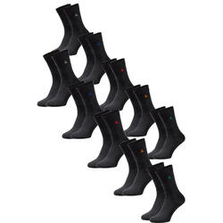 Auf diesem Bild sehen Sie GRATIS* Benetton 10er Pack Socken fr Damen und Herren in der Farbe schwarz