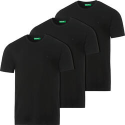 Benetton 3er Pack Undershirts, weich und angschmiegsam