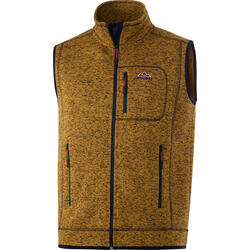 Auf diesem Bild sehen Sie Stubai Herren Strickfleece-Weste in der Farbe messing