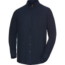Auf diesem Bild sehen Sie Ducktail Herren-Flanellhemd in der Farbe blau